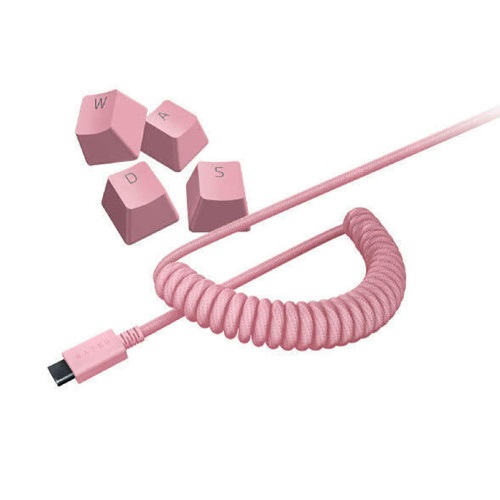 Razer PBT Keycap Coiled Cable Set(��ũ)