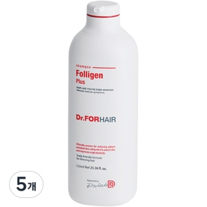 닥터포헤어 폴리젠 플러스 샴푸 750ml (5개)