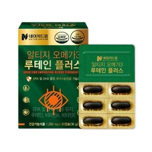 조아제약 네이처드림 알티지 오메가3 루테인 플러스 30캡슐 (3개)_이미지
