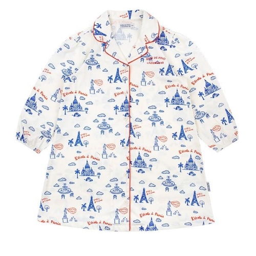 언더웨어 키즈 아이보리 에펠 원피스 잠옷_BU53UO403