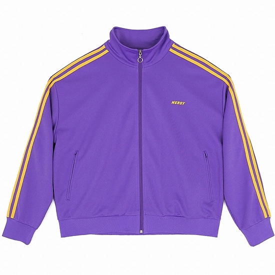 널디 PURPLE NY TRACK TOP