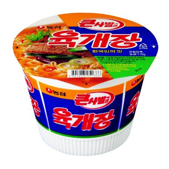 육개장 큰사발면 110g