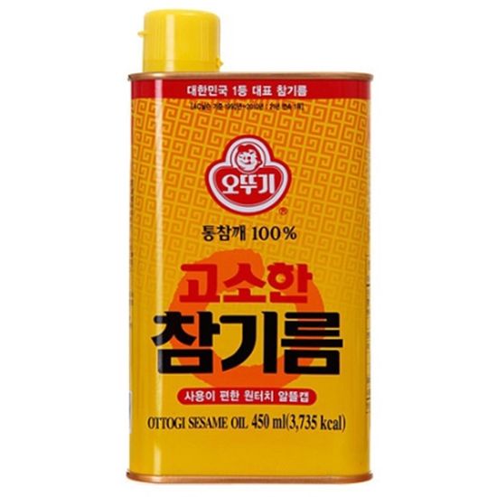 오뚜기 고소한 참기름 450ml (5개)_이미지