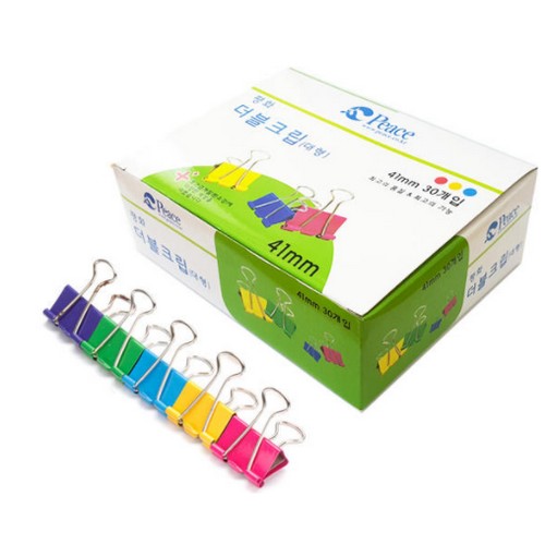 피스코리아 칼라 더블크립 대 (핑크)_이미지