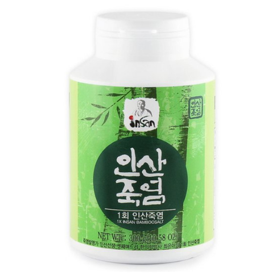 인산죽염 1회 구운 죽염 분말 300g (4개)_이미지