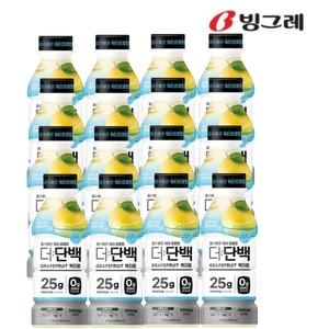 빙그레 더단백 워터 프로틴 백자몽 400ml (16개)_이미지