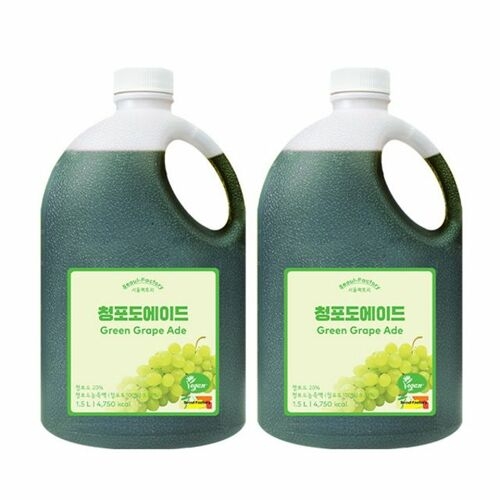 서울팩토리 청포도 에이드 1.5L (2개)