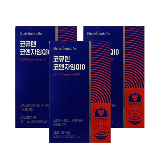 뉴트리원 코큐텐 코엔자임Q10 500mg 30캡슐 (3개)_이미지