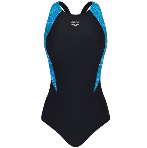 아레나 여성 미네랄 원피스 레이서백 A3SL1PL63 BLK_이미지