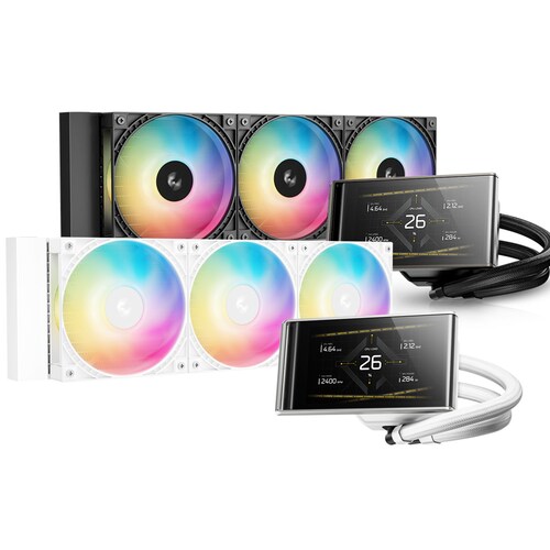 DEEPCOOL LT360 VISION ARGB (화이트)