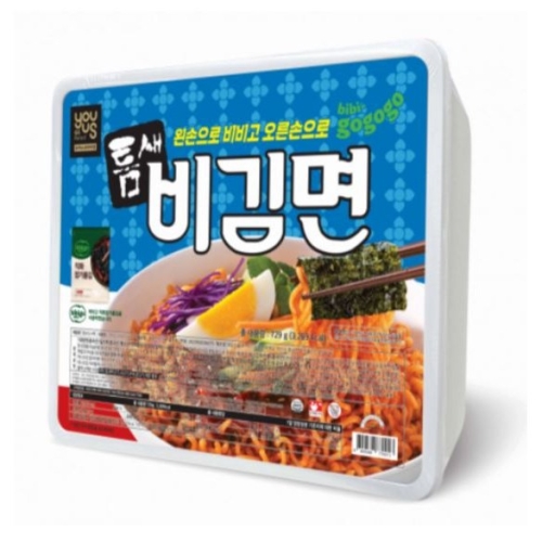 팔도 틈새 비김면 점보도시락 942g (3개)_이미지