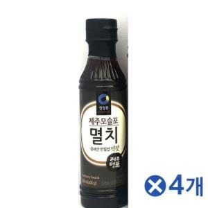 청정원 제주 모슬포 멸치액젓 400g (4개)_이미지