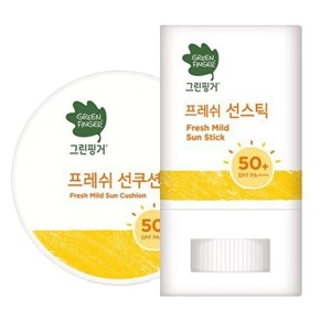 그린핑거 프레쉬 마일드 선쿠션 12g + 선스틱 15g_이미지