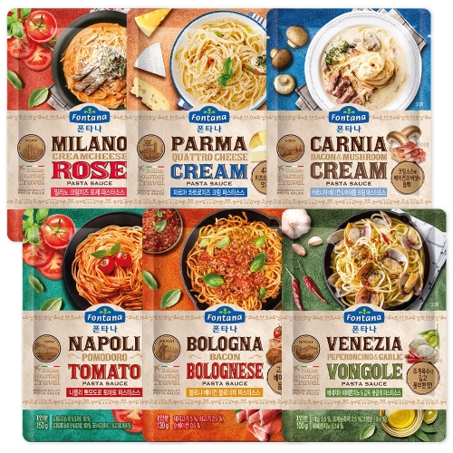 폰타나 밀라노 크림치즈 로제 파스타소스 150g (4개)_이미지