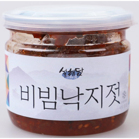 만나푸드빌 설해담 속초젓갈 비빔낙지젓 220g (1개)_이미지