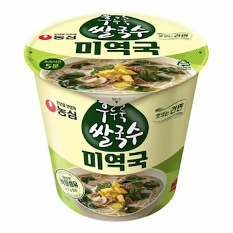 농심 후루룩쌀국수 미역국 74g