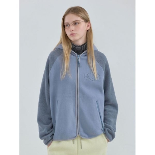 ltgt 24일 배송 블루스 ENZO BLUES 플리스 집업 후디 Blue Grey 245FZHTOP010 136357