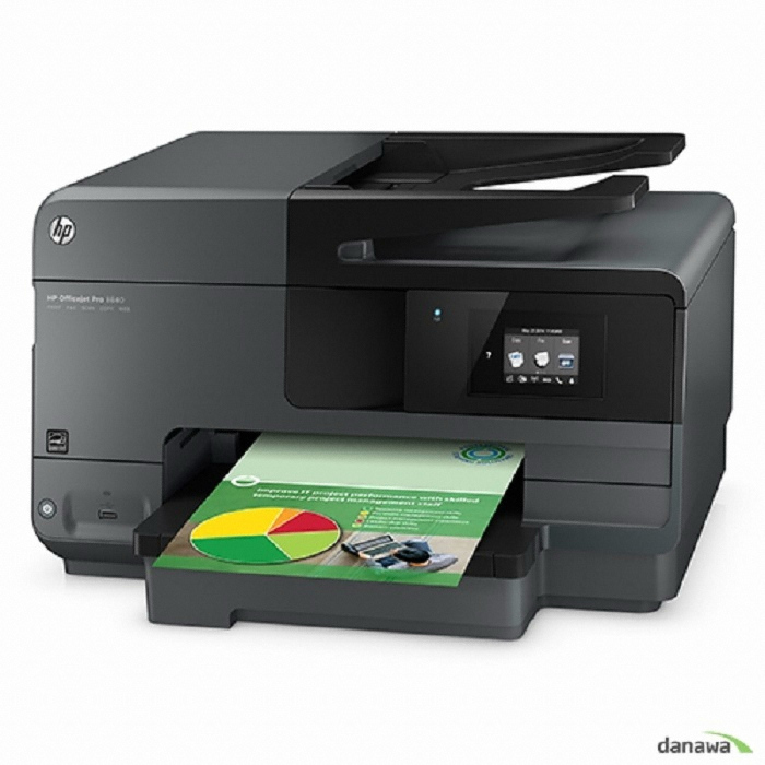 HP 오피스젯 프로 8640 e-복합기 무한공급기 (용량 500ml 이상)