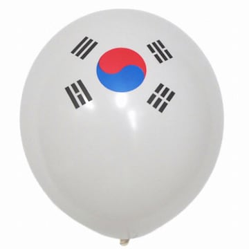 파티쇼 태극기 풍선 (10개)