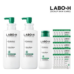  라보에이치 프로바이오틱스 두피강화 샴푸 400ml x 2개 + 180ml