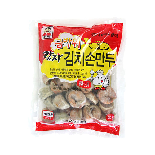 안흥식품 금바위 감자 김치 손만두 900g (2개)_이미지