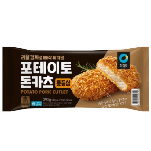 대상 청정원 포테이토 돈카츠 통등심 390g