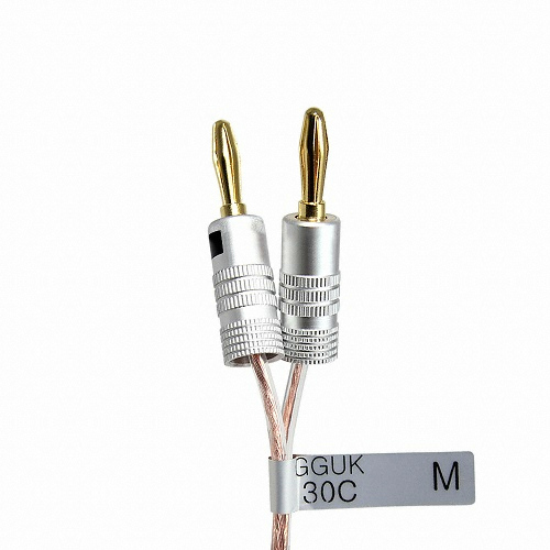 마하링크 국산 GGUK 30C 바나나플러그 케이블 (ML-3GN) (20m)_이미지