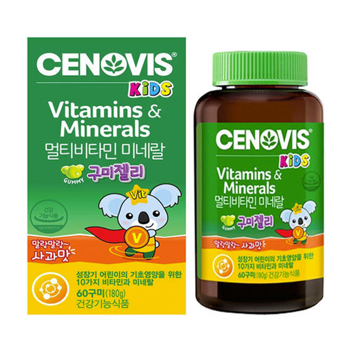  세노비스 키즈 멀티비타민 미네랄 구미젤리 60구미 [4개]