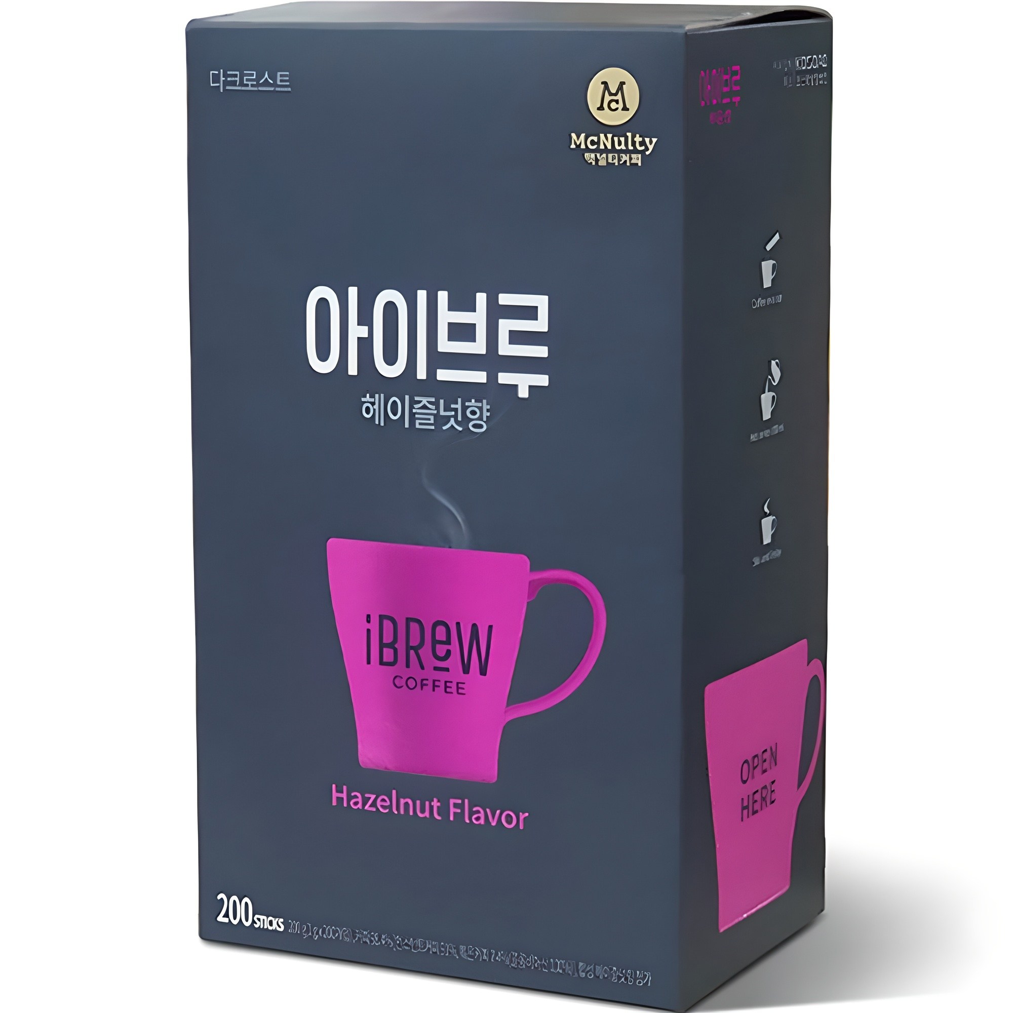 맥널티 아이브루 헤이즐넛향 200개입