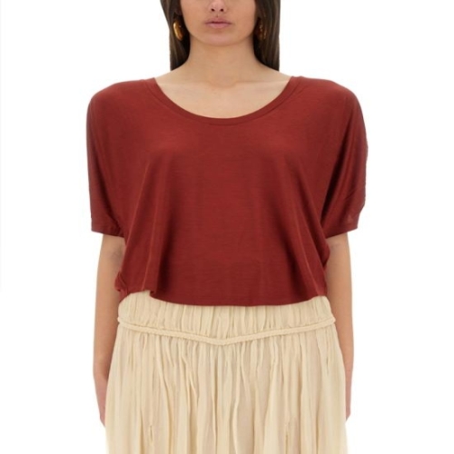 이자벨마랑 반팔 티셔츠 HT0698FA C2K03I11DR ORANGE_이미지