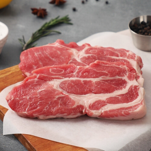 고기장인백정 무항생제 한돈 목살스테이크 400g