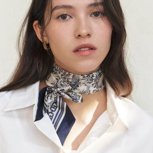 헤지스ACC Toile de Jouy 네이비 쁘띠 실크 HISC6E311N2_이미지