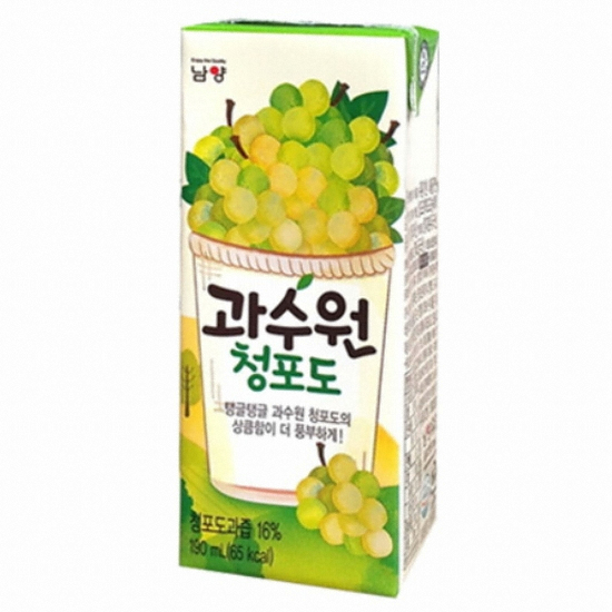 남양유업 과수원 청포도 190ml (12개)_이미지