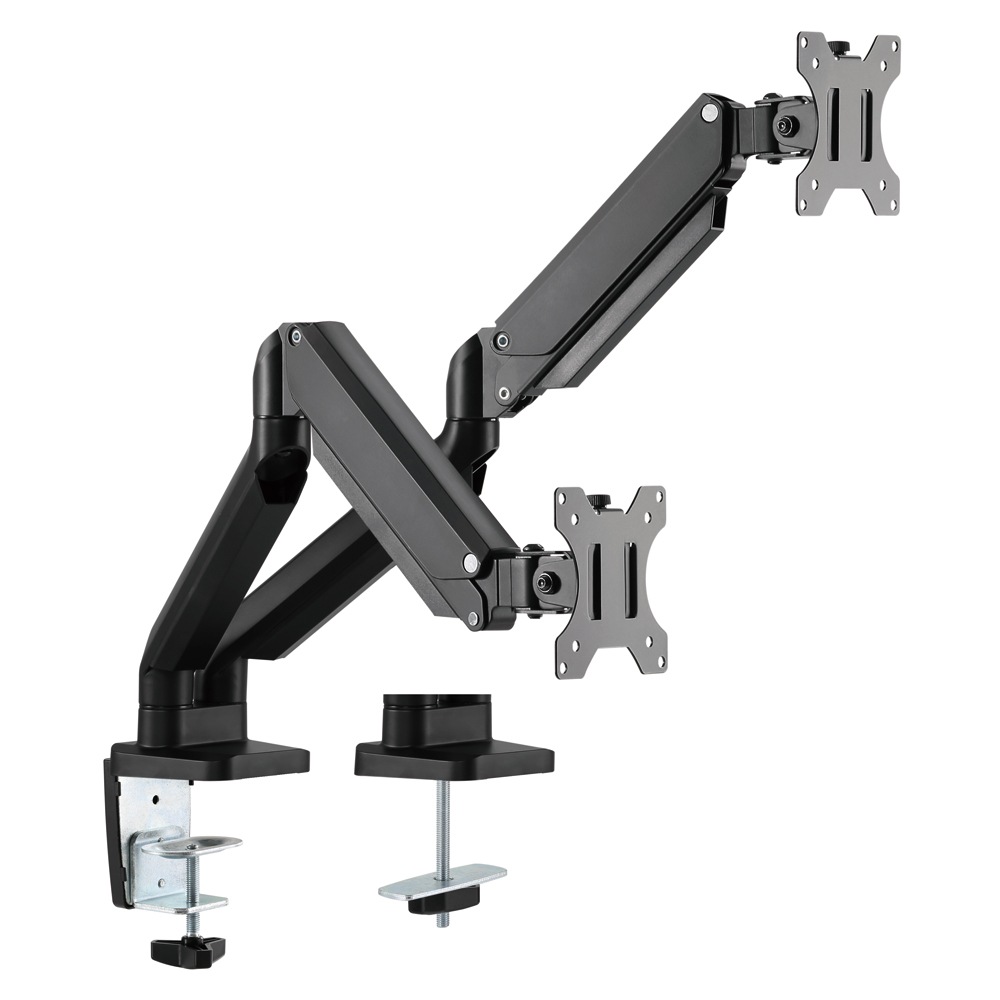 DEXTOP 고중량 듀얼 매트블랙 가스스프링 모니터암 MG32D