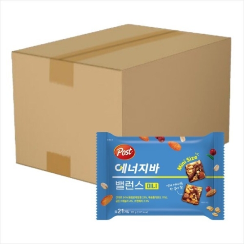 동서식품 포스트 에너지바 밸런스 미니 231g (16개)_이미지