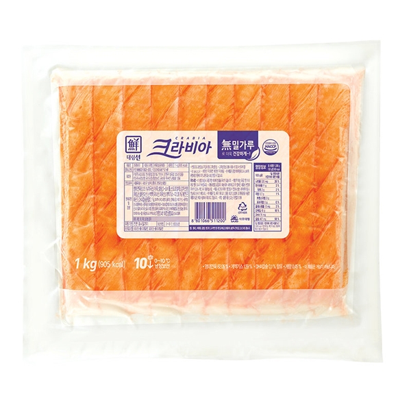 사조대림 대림선 크라비아 1kg이미지입니다. 누르면 해당 게시물로 새창이동합니다.