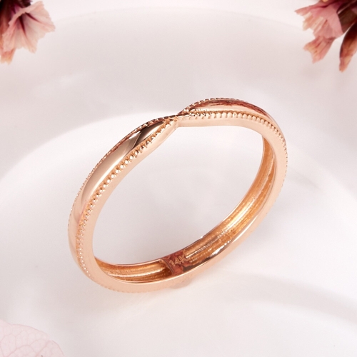 비앤비골드 14K 슬림 크로스 로렛트볼 반지 PNR42305