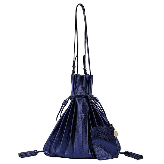 조셉앤스테이시 Lucky Pleats Shopper (Cracked Blue)_이미지