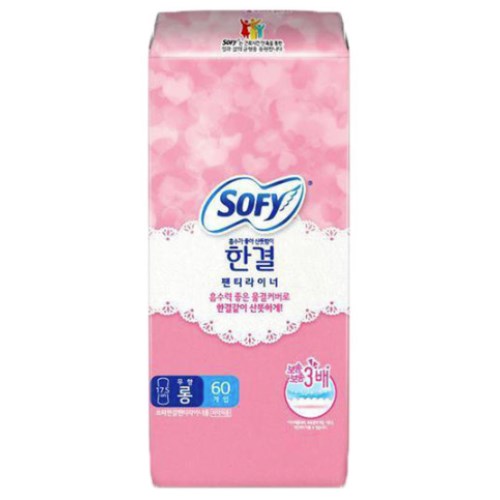 한결 팬티라이너 무향 롱 60개