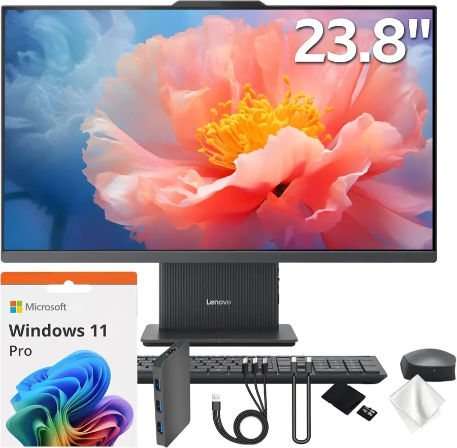 디어센터 AIO 3 23.8인치 FHD 올인원 데스크톱 AMD 라이젠 5 7535HS 16GB DDR5 1.5TB