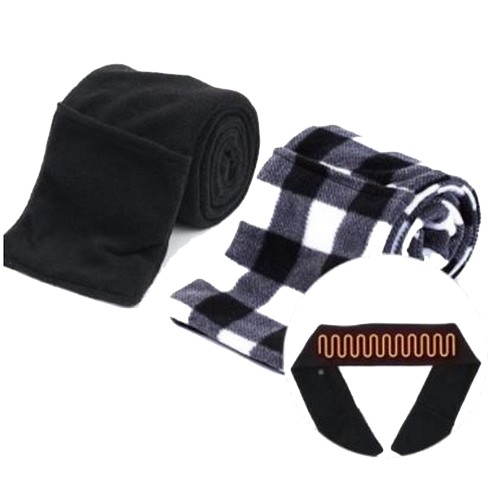 더쎈 3단 온도조절 히팅 열선 발열 목도리