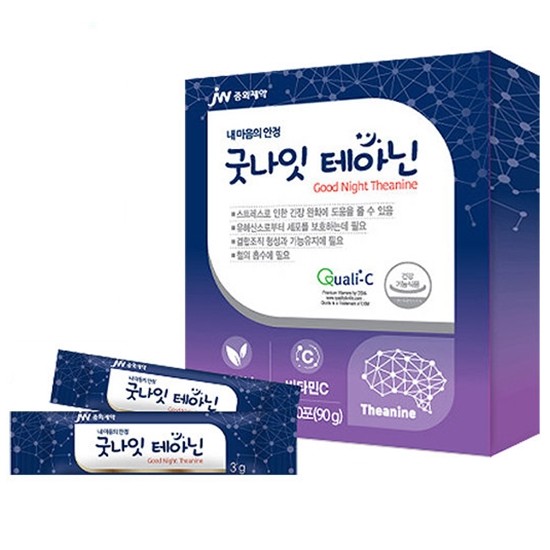 JW중외제약 굿나잇 테아닌 30스틱 (1개)_이미지