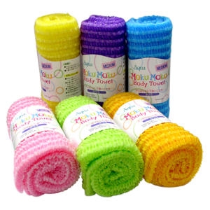 일본정품 Aqua 샤워타올 비누타올 비누수건 TP-009