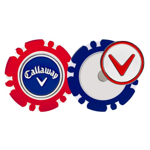 캘러웨이 블루레드 듀얼 포커칩 볼마커