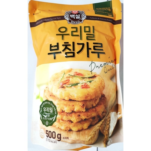 우리밀 부침가루 500g이미지입니다. 누르면 해당 게시물로 새창이동합니다.