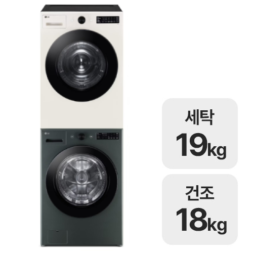 LG전자 트롬 오브제컬렉션 FG19EN + RG18GN_이미지