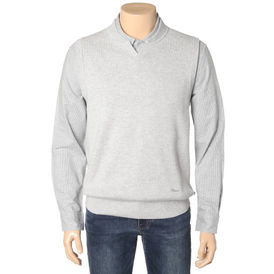 슈페리어 페라로밀라노 남성 캐시미어 혼방 니트 베스트 A0C4301