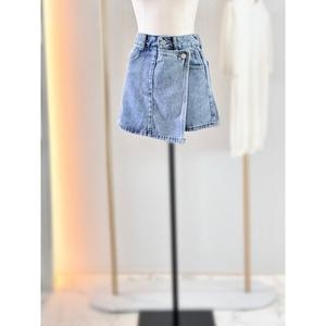 언발란스 미니 데님 치마 바지 FSD6PT51FM1