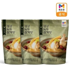목우촌  생생 녹두삼계탕, 1kg, 3개