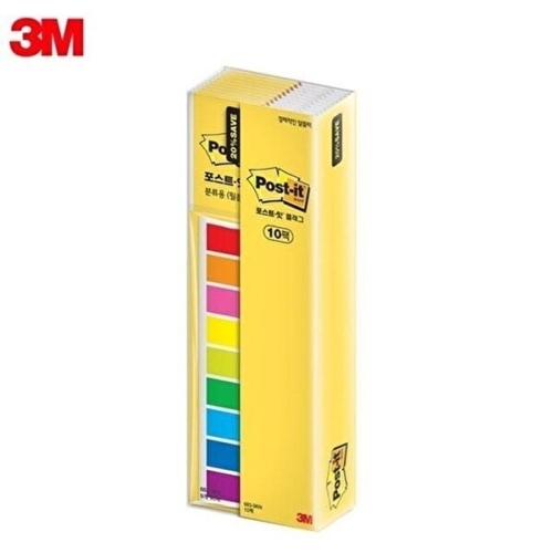 3M 알뜰팩 683 9KN 10 플래그 포스트잇 KYR-WC99509_이미지